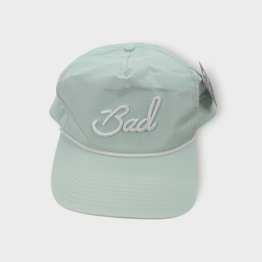 Bad Birdie Bad Classic Rope Cap White Mint Green Golf Hat Snapback New - Picture 2 of 8